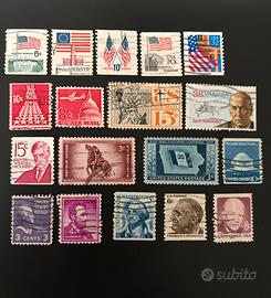 Lotto 18 francobolli USA vintage – Stati Uniti