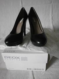 GEOX : Décolleté Pelle Nera 36-1/2 - NUOVE SCATOLA