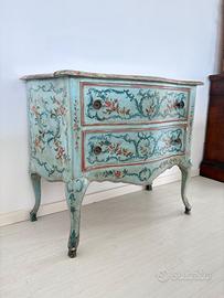 Mobiletto in legno dipinto