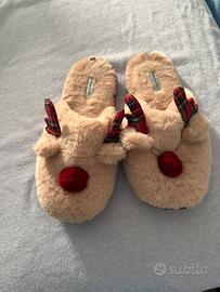 Pantofole natalizie renna Calzedonia