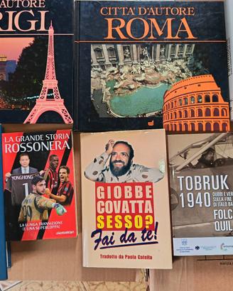 Lotto Libri Milan Roma Natale ecc.