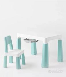  set tavolo e sedia regolabile per bambini