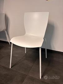 Set 6 sedie eleganti pvc scavolini