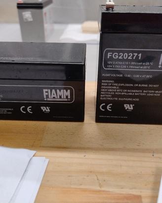 batteria 12 Volt 3,09Ah e 12 Volt 2,47Ah