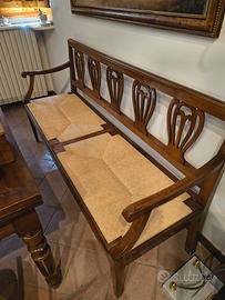 panca divanetto d'epoca 