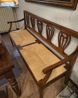 panca divanetto d'epoca 