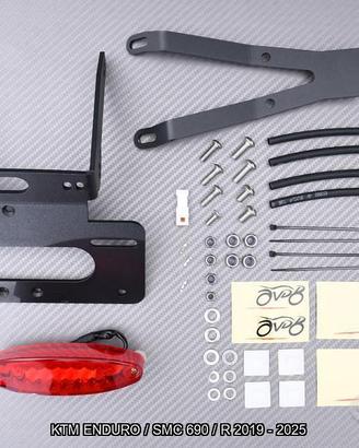 Portatarga corto KTM ENDURO SMC 690 / R 2019 2025