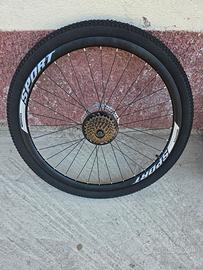 Ruota posteriore MTB 27.5" completa