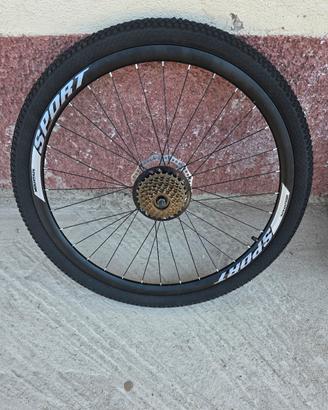 Ruota posteriore MTB 27.5" completa