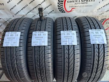 4 PNEUMATICI 175/65 R15 GOODYEAR ESTIVE 90%