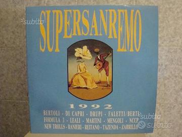 Disco LP SuperSanremo 1992 Ricordi Fonitcetra