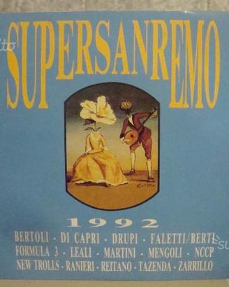 Disco LP SuperSanremo 1992 Ricordi Fonitcetra