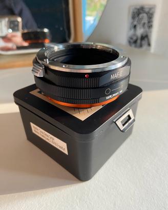 Adattatore manuale da A-mount a E-mount