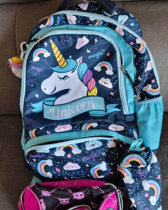 zaino scuola unicorno