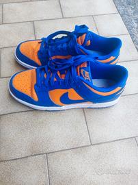 scarpe Nike Dunk low retro arancioni e blu Abbigliamento e