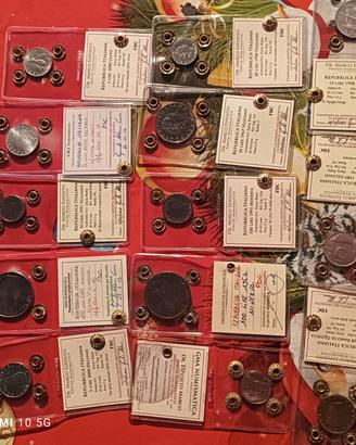 13 monete periziate FDC 