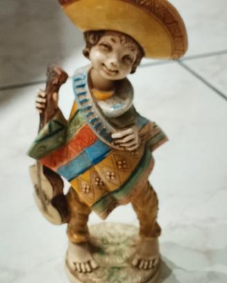 Statuina Messicano Fontanini vintage N. 605