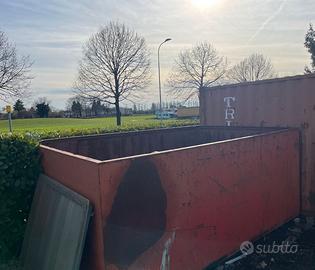 Cassone scarrabile conteiner ferro rottami