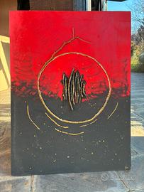 Quadro tempera su tela