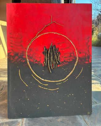 Quadro tempera su tela