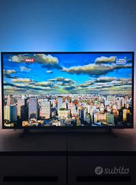 Smart tv Philips 43” ambiligh (retroilluminata)