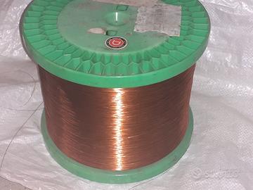 bobina filo rame smaltato grado 2 diam. 0.45