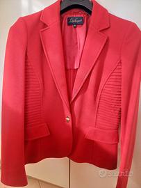 giacca Luisa spagnoli rossa elegante taglia media