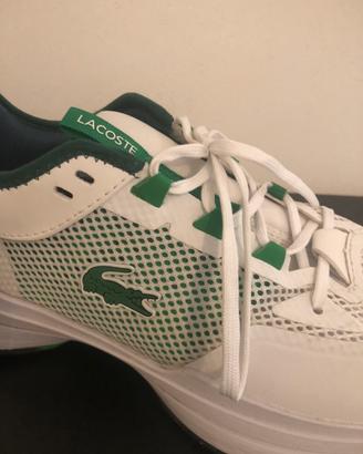 Lacost Sport - Sneakers bianche e verdi n. 41
