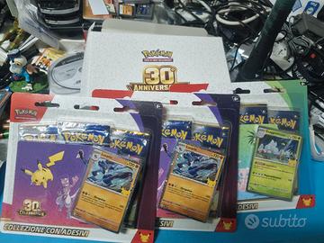 Set di 3 blister Pokémon dedicati al 30° anniversa