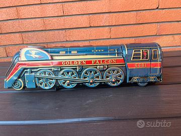 Treno Vintage in latta Golden Falcon