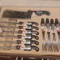 valigetta coltelli + posate e coltelli 