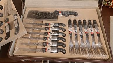 valigetta coltelli + posate e coltelli 