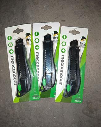 Cutter X 3 Taglierino Meccanocar Professionale Lam