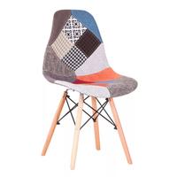 Set 4 Sedie Patchwork in Stile Nordico