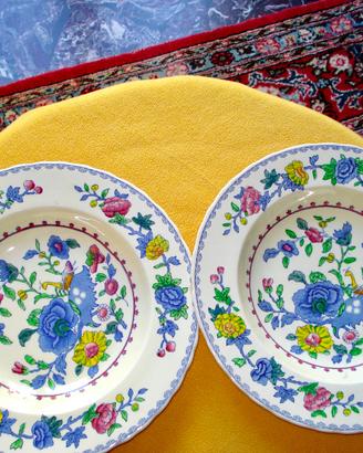 Piatti antichi porcellana inglese Regency Mason's