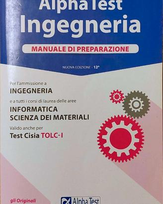 4 Libri Alpha Test Tolc Ingegneria