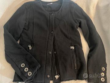 Felpa nera Replay bambina 10A