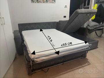 Divano letto con penisola