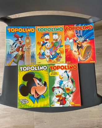 5 fumetti Topolino dal n. 3682 al n. 3686