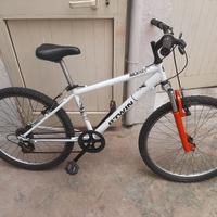 mountain bike b-twin 24" 