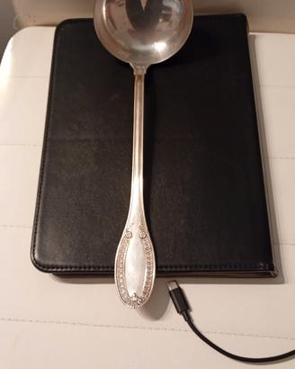 mestolo da zuppa in Argento 800,stile Impero,235 g