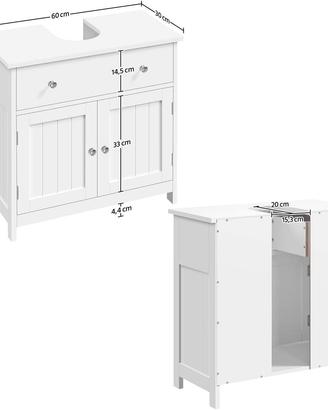 mobile bagno senza lavandino per colonna stretta