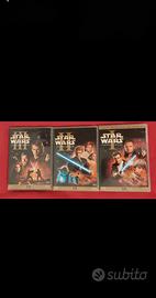 dvd originali trilogia Star Wars nuovi 