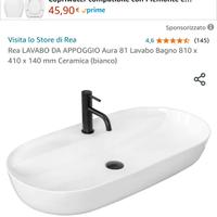 Lavabo da appoggio Rea 