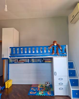 🛏️ CAMERETTA MORETTI COMPACT – Letto a soppalco +