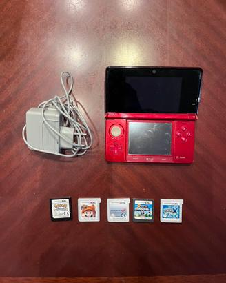 Nintendo 3DS + 2 giochi pokemon e 3 super mario
