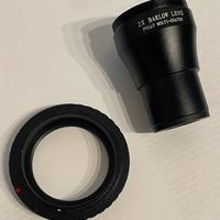 Adattatore DSLR con Barlow lens (2x)