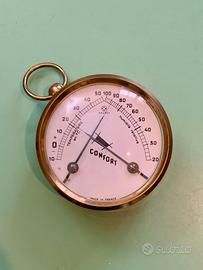 Termo-igrometro Naudet ottone - Vintage Francia