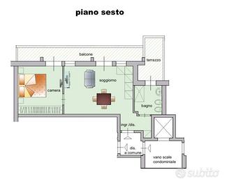 Isolotto, Bilocale 56mq nuova ristrutturazione