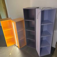Mensole cameretta cubi con led